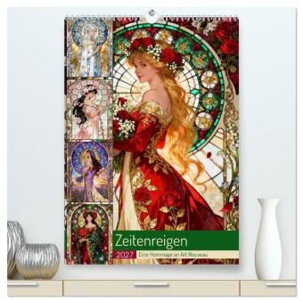 Zeitenreigen (hochwertiger Premium Wandkalender 2027 DIN A2 ho...