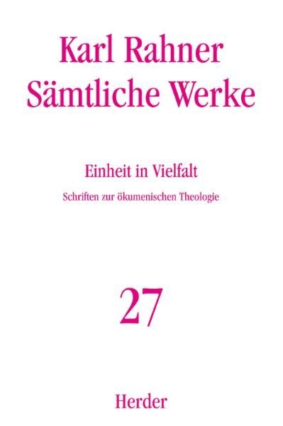 Karl Rahner Sämtliche Werke main product photo