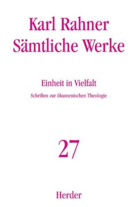 Karl Rahner Sämtliche Werke