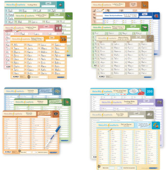 Meine Blitzlesekarten Set 1-4 zur Leseförderung (15 Lerntafel...