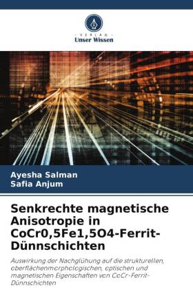 Senkrechte magnetische Anisotropie in CoCr0,5Fe1,5O4-Ferrit-Dünnschichten
