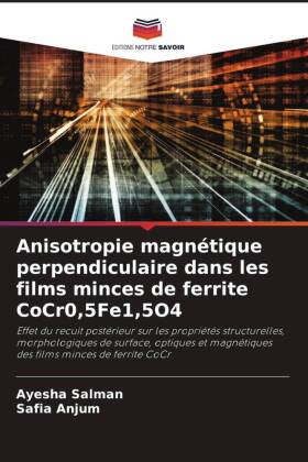 Anisotropie magnétique perpendiculaire dans les films minces ...