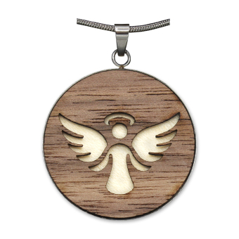 Holzschmuck "Waldzeichen" Schutzengel