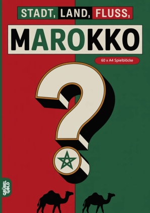 Stadt, Land, Fluss, Marokko