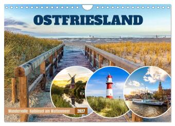 OSTFRIESLAND Wundervolle Halbinsel am Wattenmeer (Wandkalender...