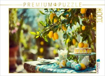 CALVENDO Puzzle Ostern schmeckt nach Sonne und süßer Zitronenfreude | 1000 Teile Lege-Größe 64x48cm Foto-Puzzle für glückliche Stunden