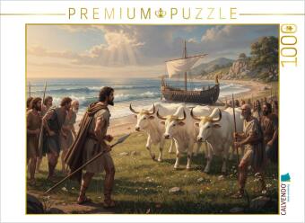 CALVENDO Puzzle Odysseus auf der Insel der Rinder des Helios |...
