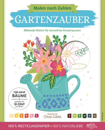 Malen nach Zahlen - Gartenzauber