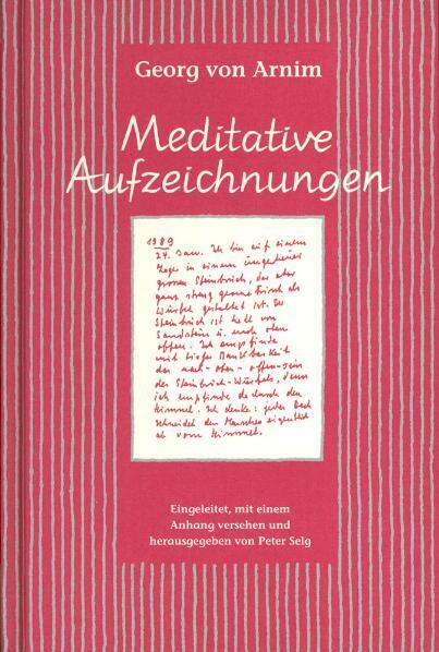Meditative Aufzeichnungen main product photo