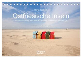 Ostfriesische Inseln (Tischkalender 2027 DIN A5 quer), CALVEND...