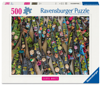Erwachsenenpuzzle 500 Teile - Schwimmender Markt, Indonesien
