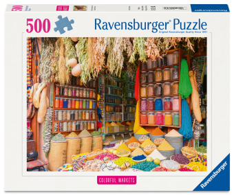 Erwachsenenpuzzle 500 Teile - Bunte Gewürze, Marokko