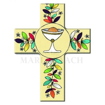Kelch mit Blättern Kreuz