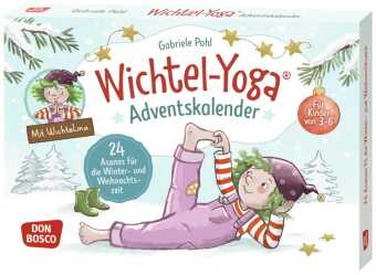 Wichtel-Yoga-Adventskalender. 24 Asanas für die Winter- und Weihnachtszeit, m. 1 Beilage