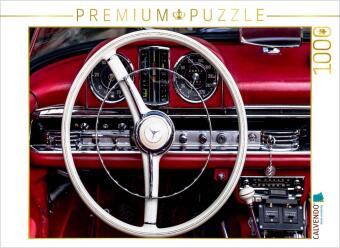 CALVENDO Puzzle Oldtimer - Cockpits vergangener Zeiten | 1000 Teile Lege-Größe 64x48cm Foto-Puzzle für glückliche Stunden