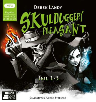Skulduggery Pleasant - Teil 1-3,6 Audio-CD, 6 MP3