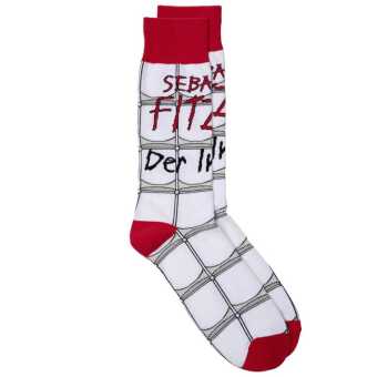 Sebastian Fitzek-Socken "Der Insasse" Größe 41-46