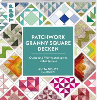 Patchwork Granny Square Decken