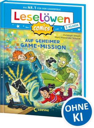 Leselöwen Comics 2. Klasse - Auf geheimer Game-Mission