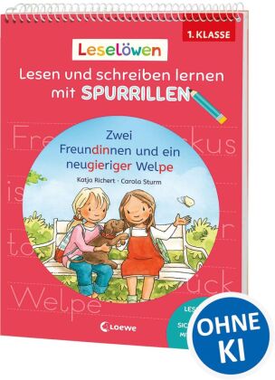 Leselöwen - Lesen und schreiben lernen mit Spurrillen - Zwei ...