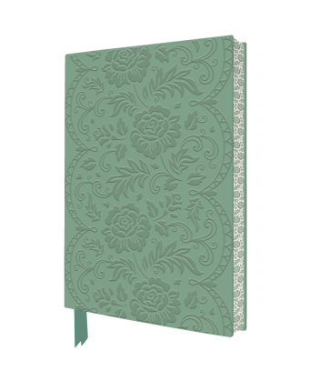 Exquisit Premium Notizbuch DIN A5: Spitze mit Rosenmuster