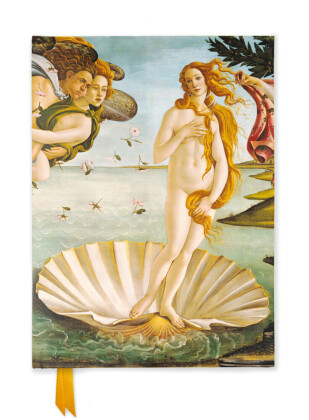 Premium Notizbuch Quartformat: Sandro Botticelli, Die Geburt der Venus