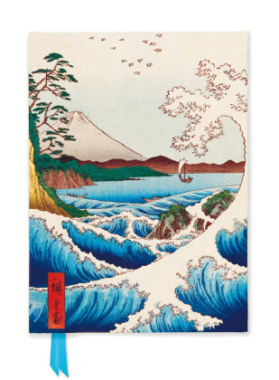 Premium Notizbuch Quartformat: Utagawa Hiroshige, Das Meer bei Satta