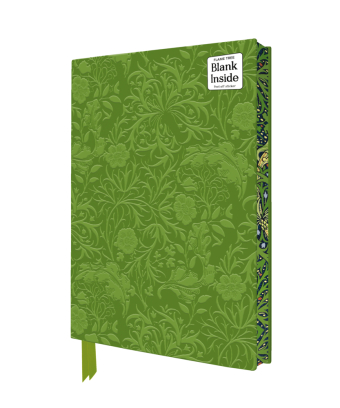 Exquisit Premium Notizbuch Blank DIN A5: William Morris, Meeresalgen Tapetendesign
