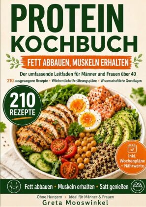Protein Kochbuch, Fett Abbauen, Muskeln Erhalten