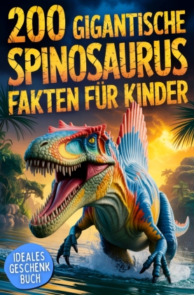 200 gigantische Spinosaurus Fakten für Kinder: Extremes & geniales Tierwissen, mit dem du Freunde & Familie verblüffst!