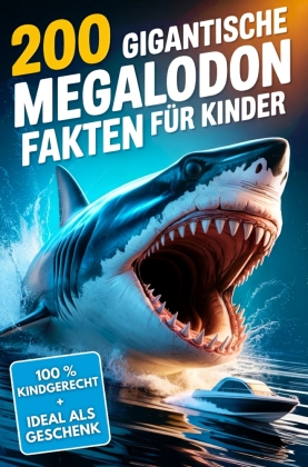 200 gigantische Megalodon Fakten für Kinder: Extremes & geniales Tierwissen, mit dem du Freunde & Familie verblüffst!