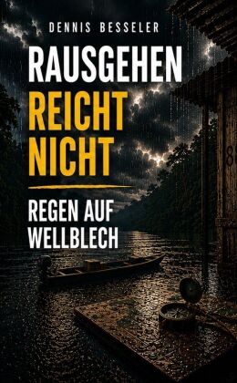 Rausgehen reicht nicht: Regen auf Wellblech
