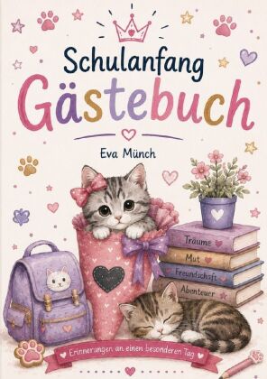 Gästebuch Schulanfang Thema Katzen