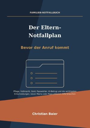 Der Eltern-Notfallplan