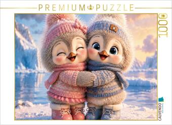 CALVENDO Puzzle Winterfreunde für immer | 1000 Teile Lege-Gr�...