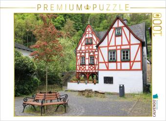 CALVENDO Puzzle Monreal, Fachwerkdorf in der Eifel | 1000 Teil...