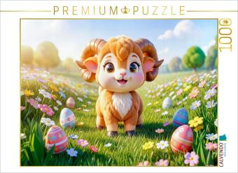 CALVENDO Puzzle Sternzeichen Widder Ostereier Blumen Puzzle | ...