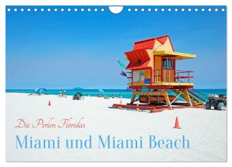 Miami und Miami Beach (Wandkalender 2027 DIN A4 quer), CALVEND...
