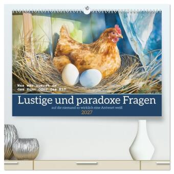Lustige und paradoxe Fragen (hochwertiger Premium Wandkalender...
