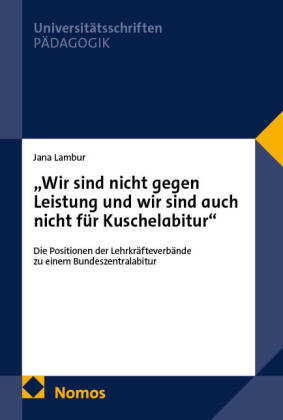 "Wir sind nicht gegen Leistung und wir sind auch nicht für Kuschelabitur"