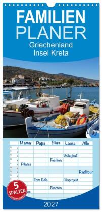Familienplaner 2027 - Griechenland - Insel Kreta mit 5 Spalten...