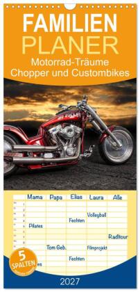 Familienplaner 2027 - Motorrad-Träume - Chopper und Custombik...