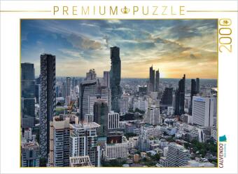 CALVENDO Puzzle Das Stadtzentrum von Bangkok kurz vor Sonnenun...