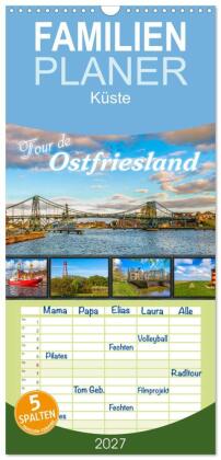 Familienplaner 2027 - Tour de Ostfriesland mit 5 Spalten (Wand...