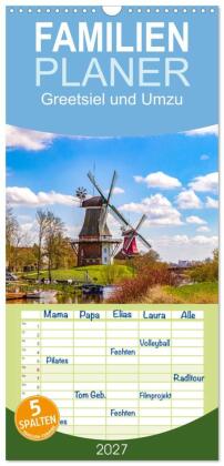 Familienplaner 2027 - Greetsiel und Umzu mit 5 Spalten (Wandka...