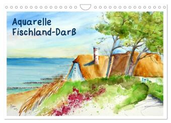 Aquarelle - Fischland-Darß (Wandkalender 2027 DIN A4 quer), C...