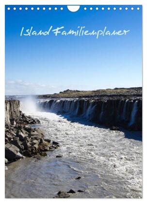 Island Familienplaner (Wandkalender 2027 DIN A4 hoch), CALVEND...