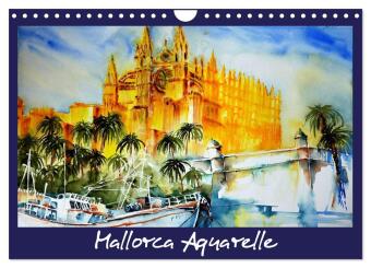 Mallorca Aquarelle (Wandkalender 2027 DIN A4 quer), CALVENDO M...