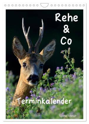 Rehe & Co / Planer (Wandkalender 2027 DIN A4 hoch), CALVEN...