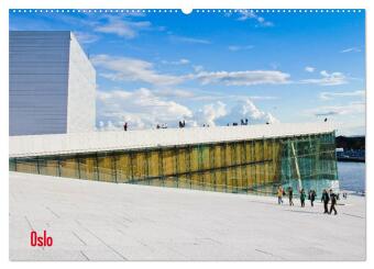 Oslo (Wandkalender 2027 DIN A2 quer), CALVENDO Monatskalender